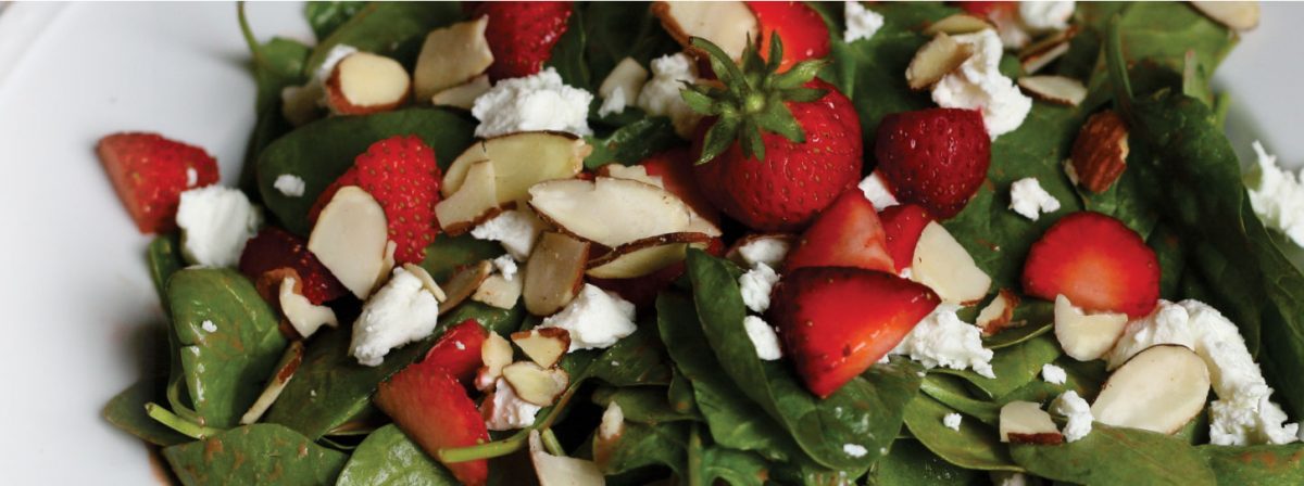 Strawberry & Spinach Salad